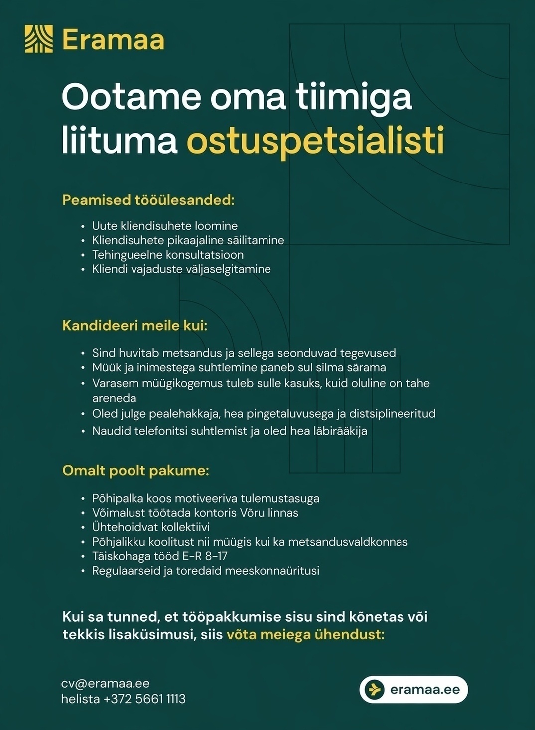 Eramaa OÜ OSTUSPETSIALIST