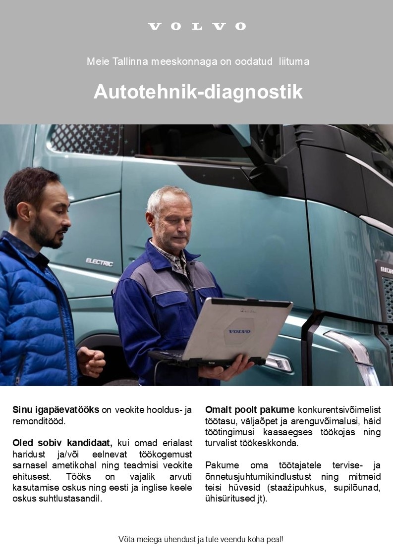 Volvo Estonia OÜ Autotehnik-diagnostik
