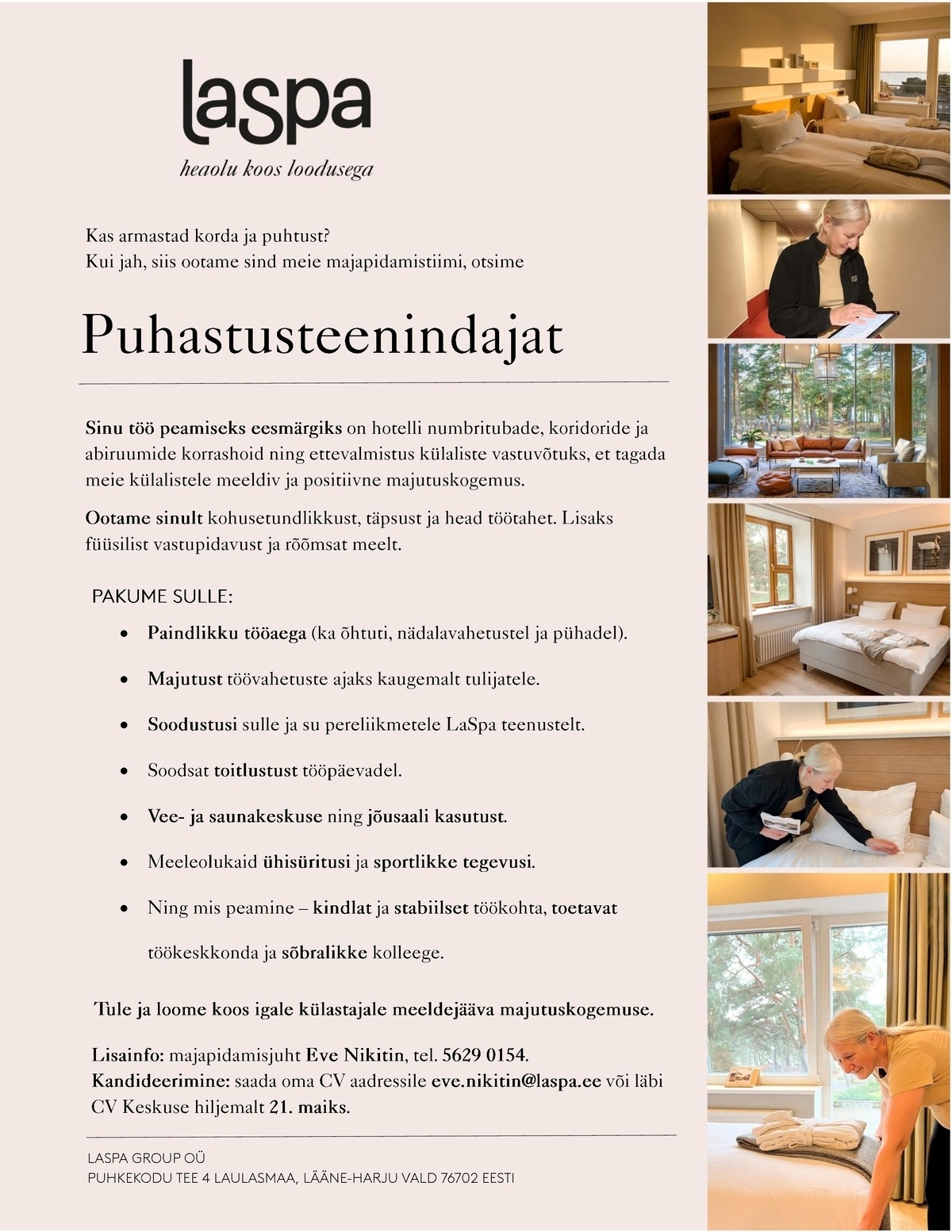 LaSpa Group OÜ Puhastusteenindaja