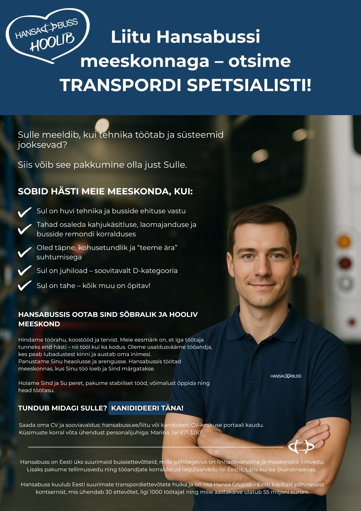 AS Hansabuss Transpordi spetsialist