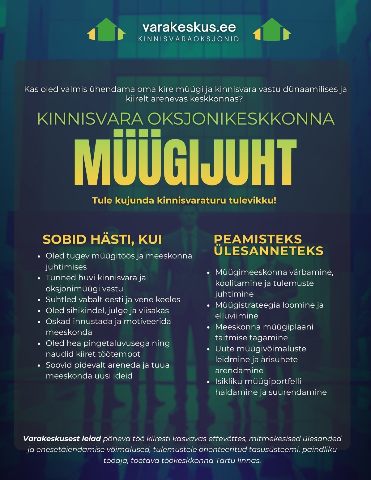 Varakeskus OÜ Müügijuht