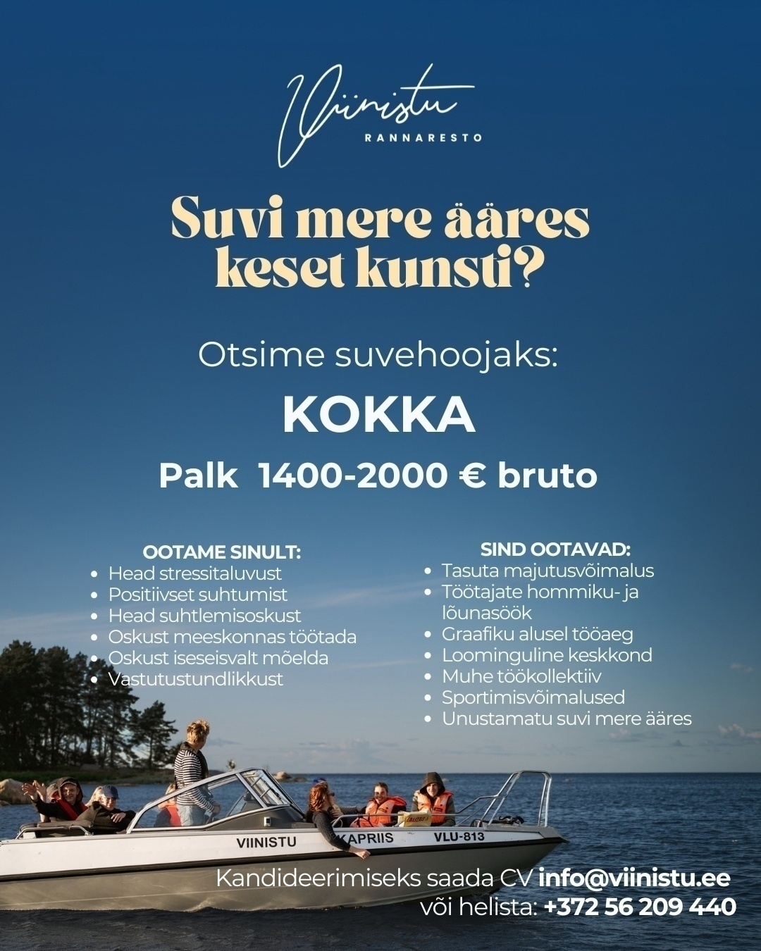 Viinistu Kultuuri-ja konverentsikeskus OÜ Kokk