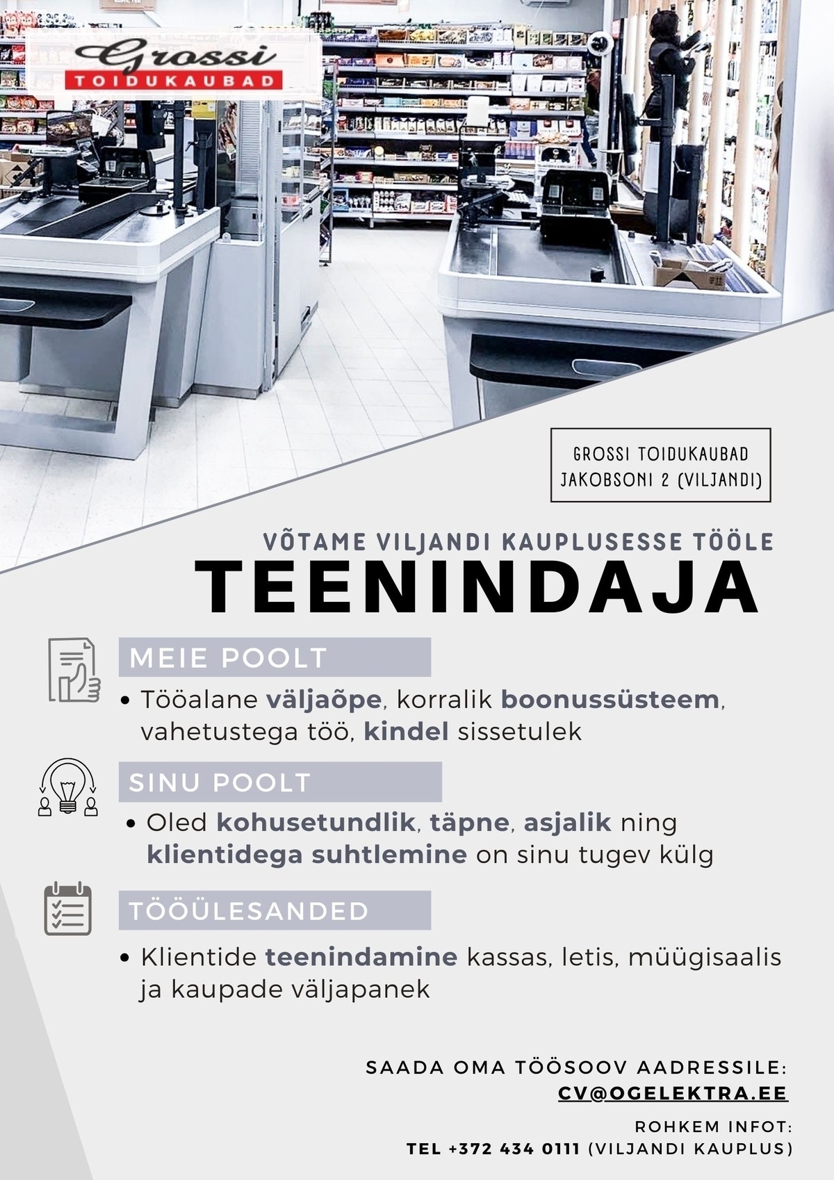 OG Elektra AS Teenindaja (Viljandi)