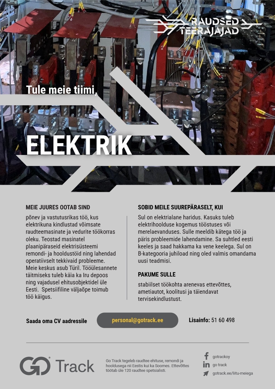 GoTrack OÜ Elektrik