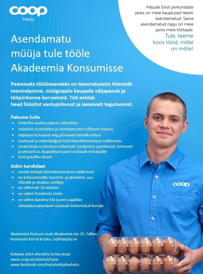 Harju Tarbijate Ühistu Klienditeenindaja Akadeemia Konsumisse (Coop Harju)