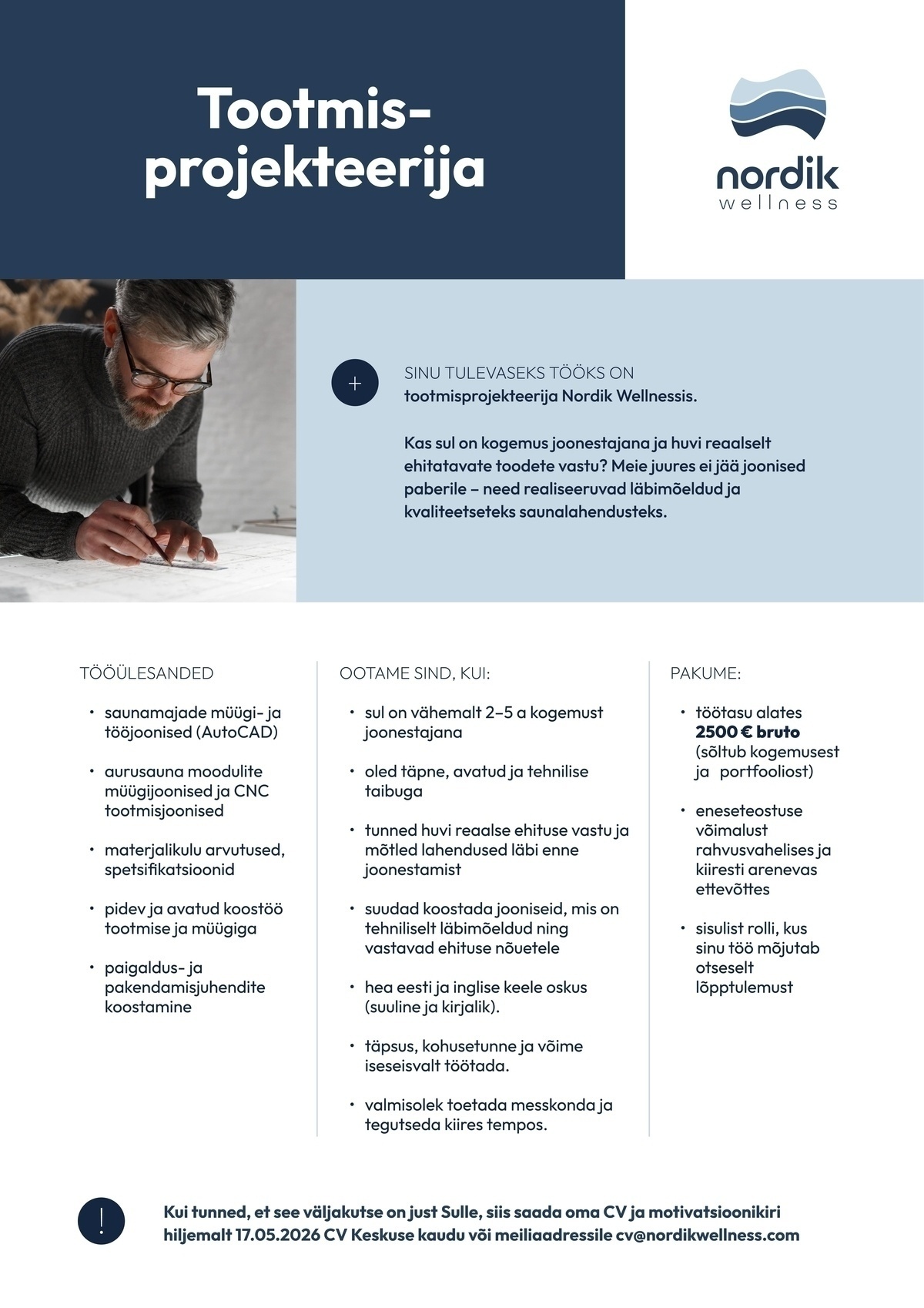 ENERMED Wellness Production OÜ Tootmisprojekteerija