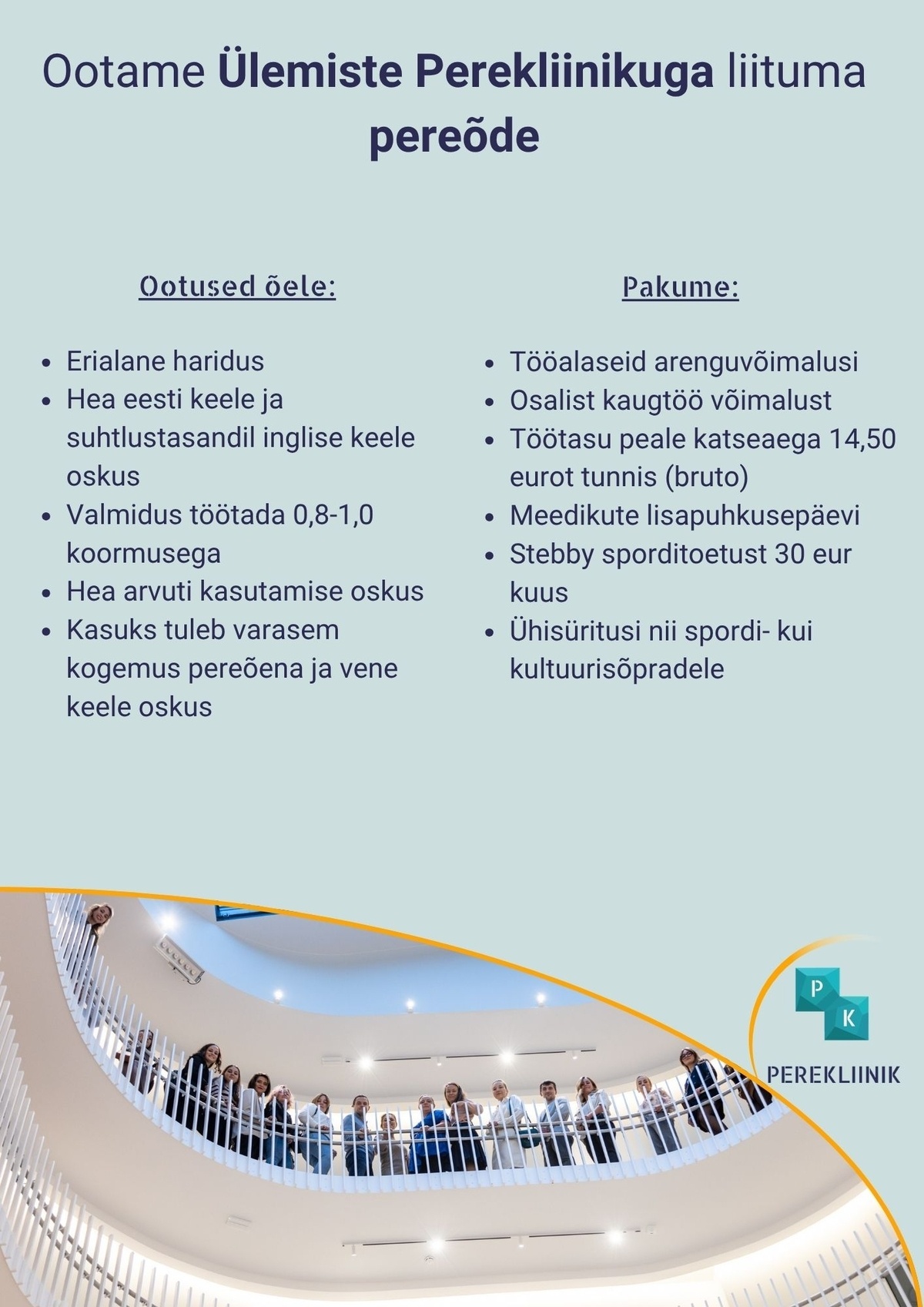 Perekliinik OÜ Pereõde Ülemiste Perekliinikus