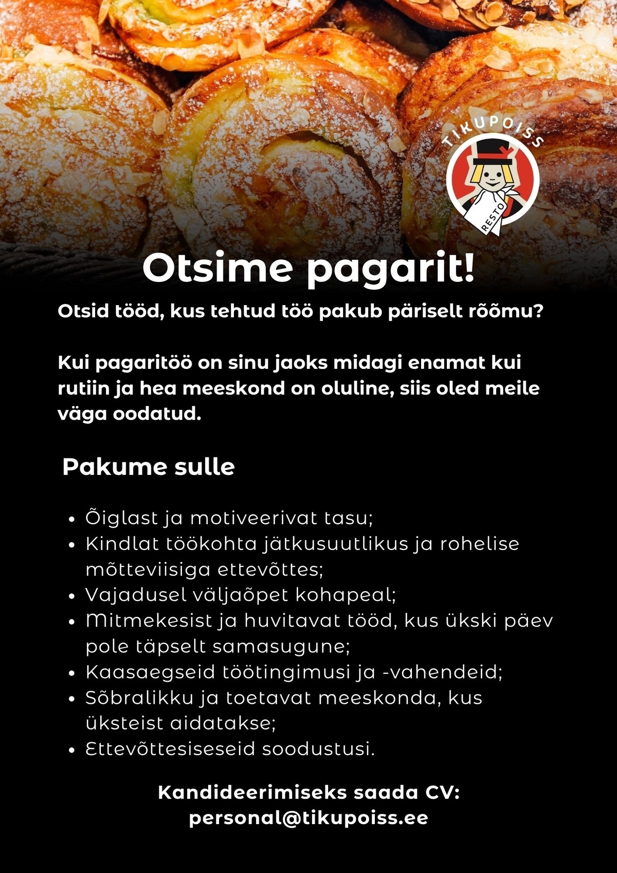 TIKUPOISS OÜ Pagar