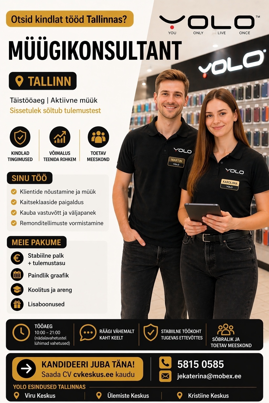 MOBEX OÜ Müügikonsultant