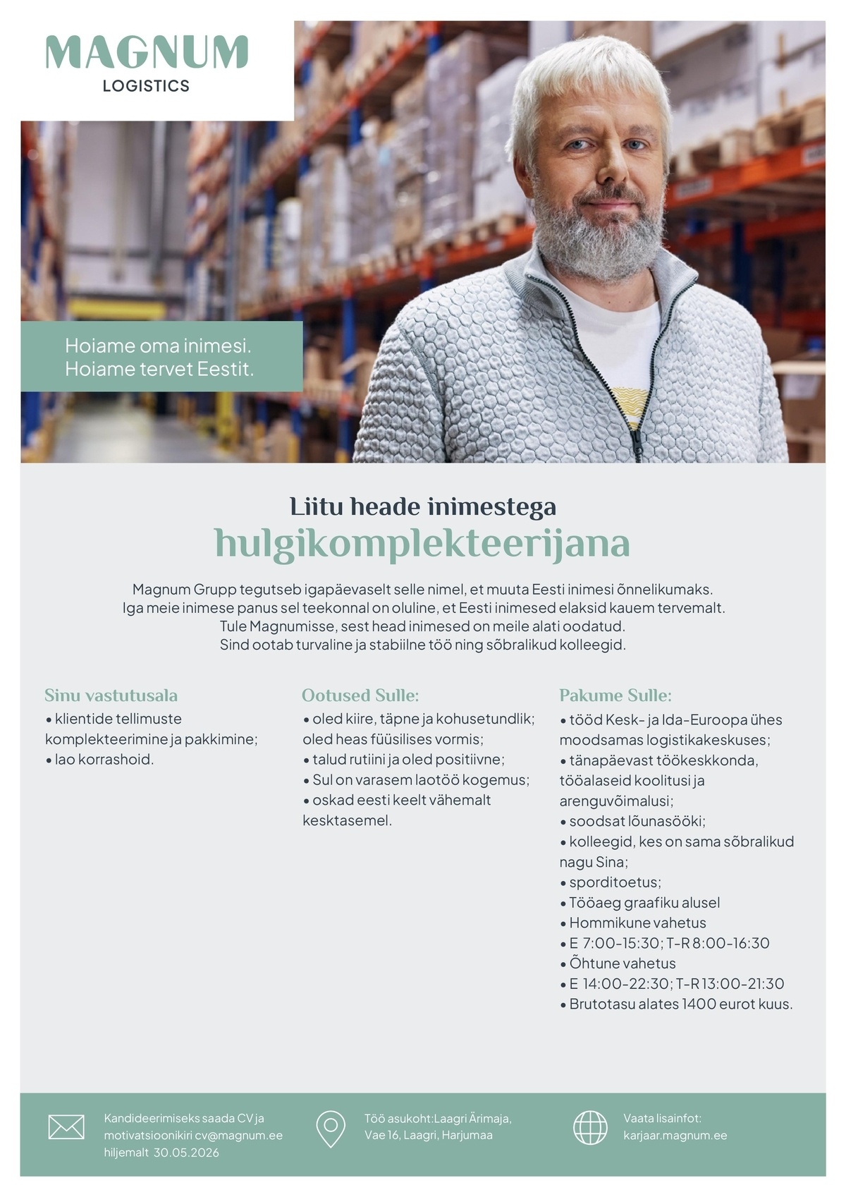 Magnum Logistics OÜ Hulgikomplekteerija