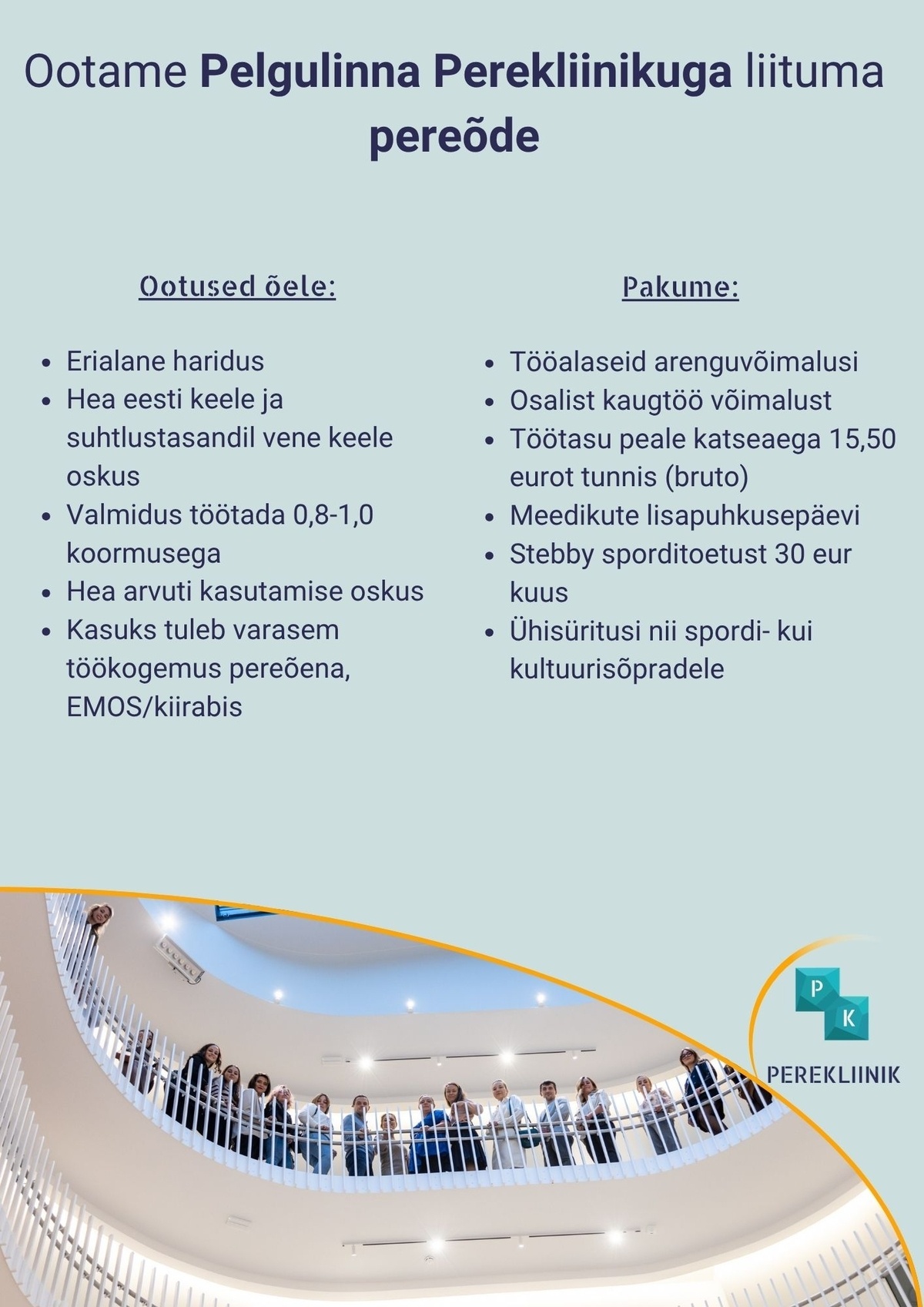 Perekliinik OÜ Pereõde Pelgulinna Perekliinikus