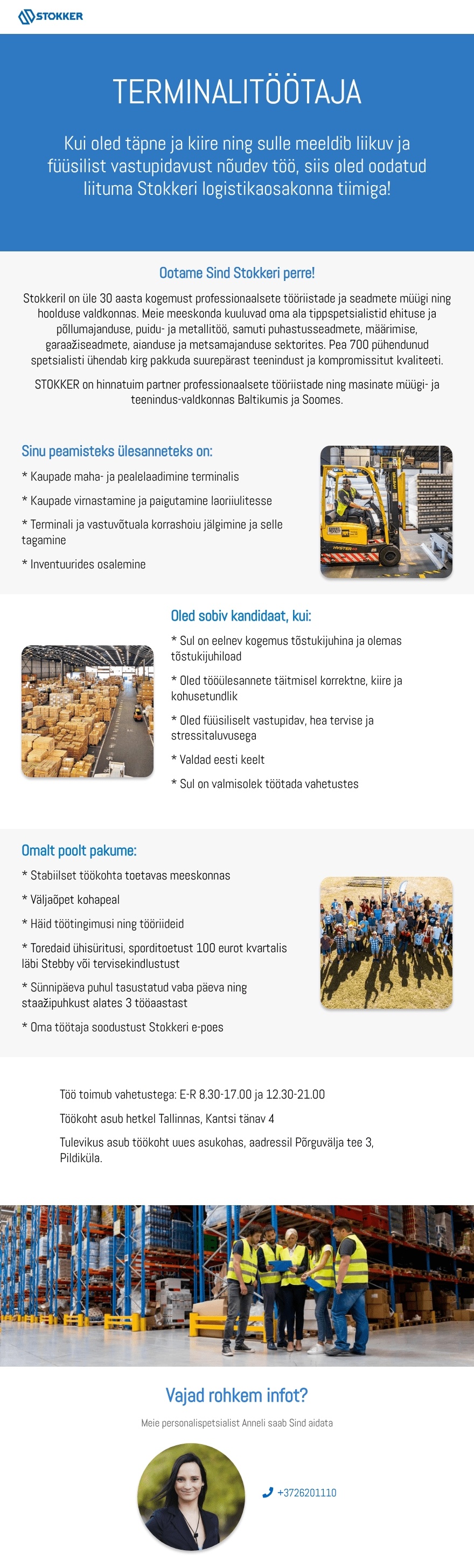 AS Stokker Terminalitöötaja