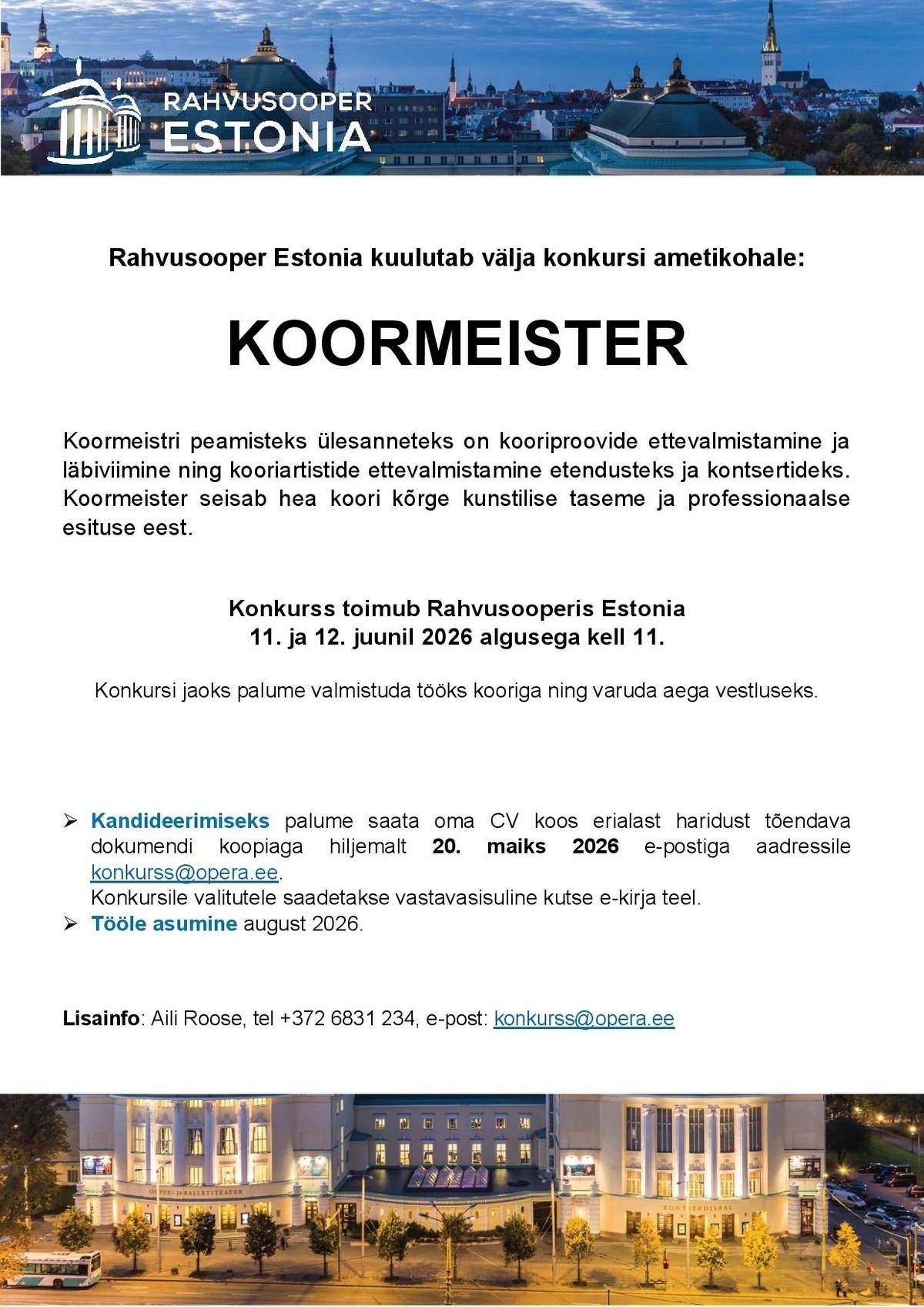 Rahvusooper Estonia Koormeister