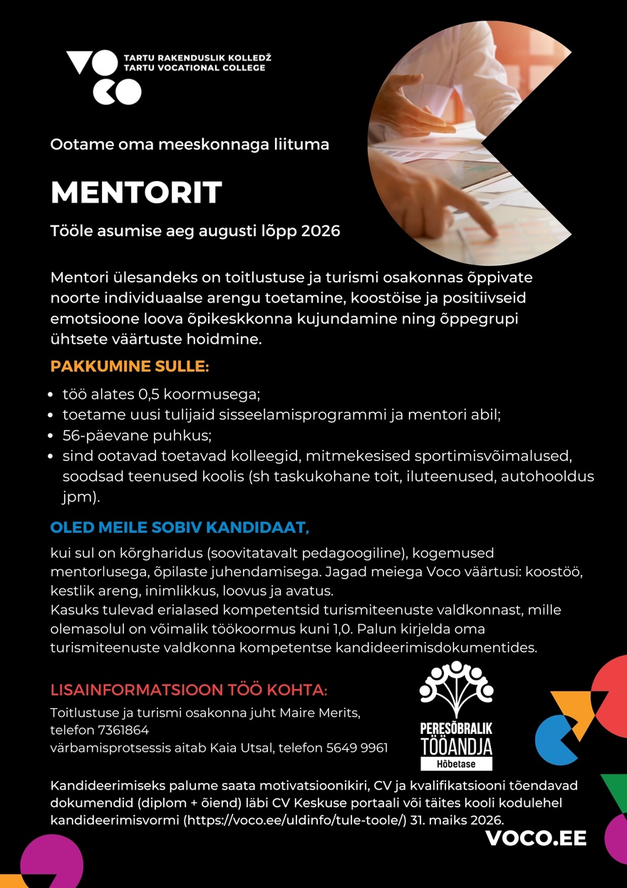 Tartu Rakenduslik Kolledž Mentor