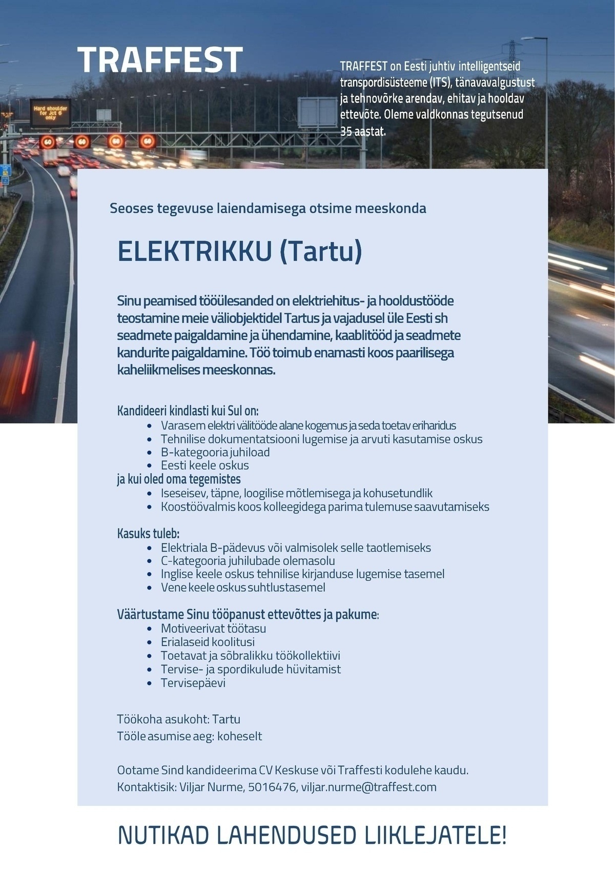 TRAFFEST OÜ Elektrik (Tartu)