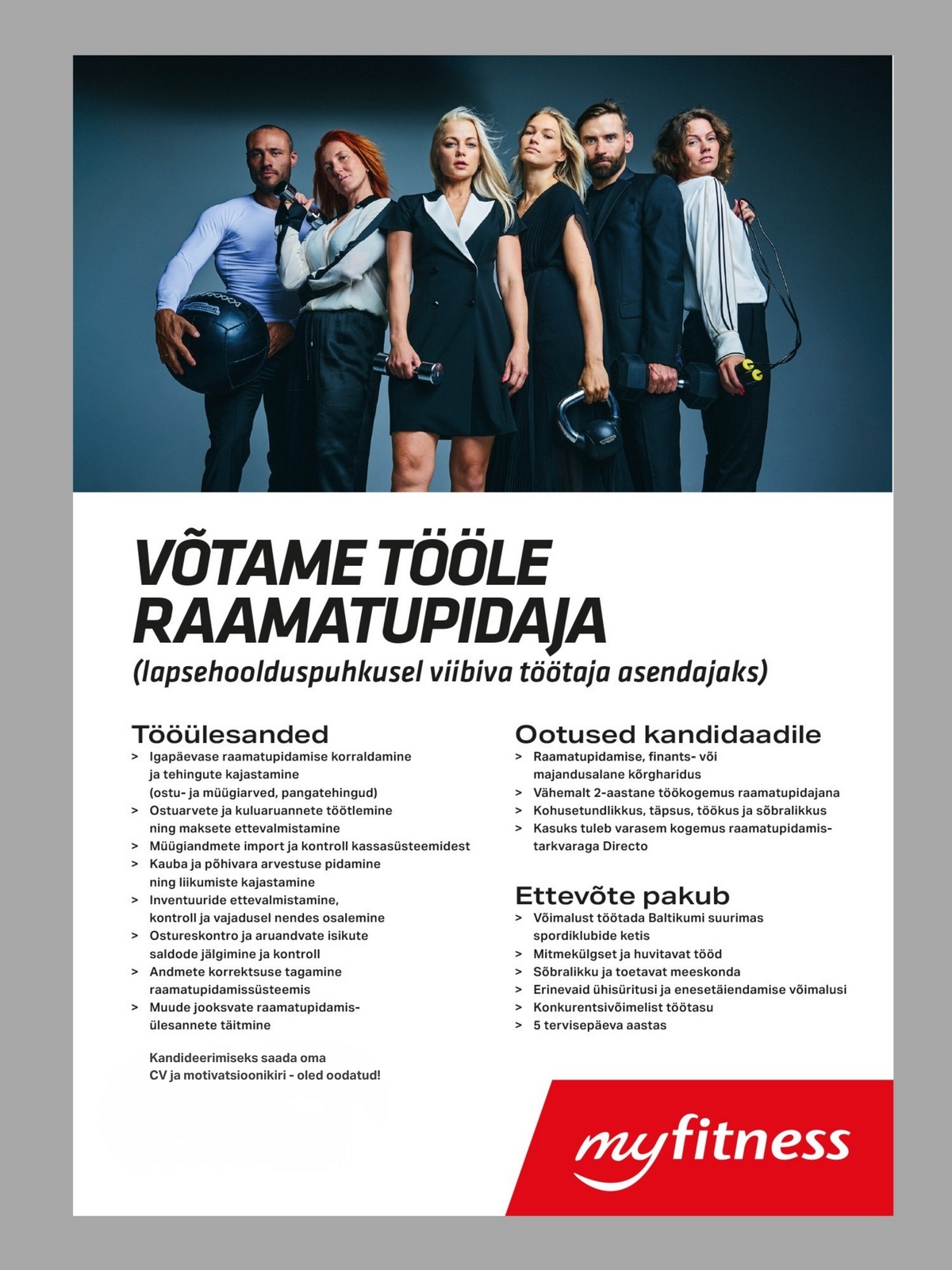 MY FITNESS AS Raamatupidaja