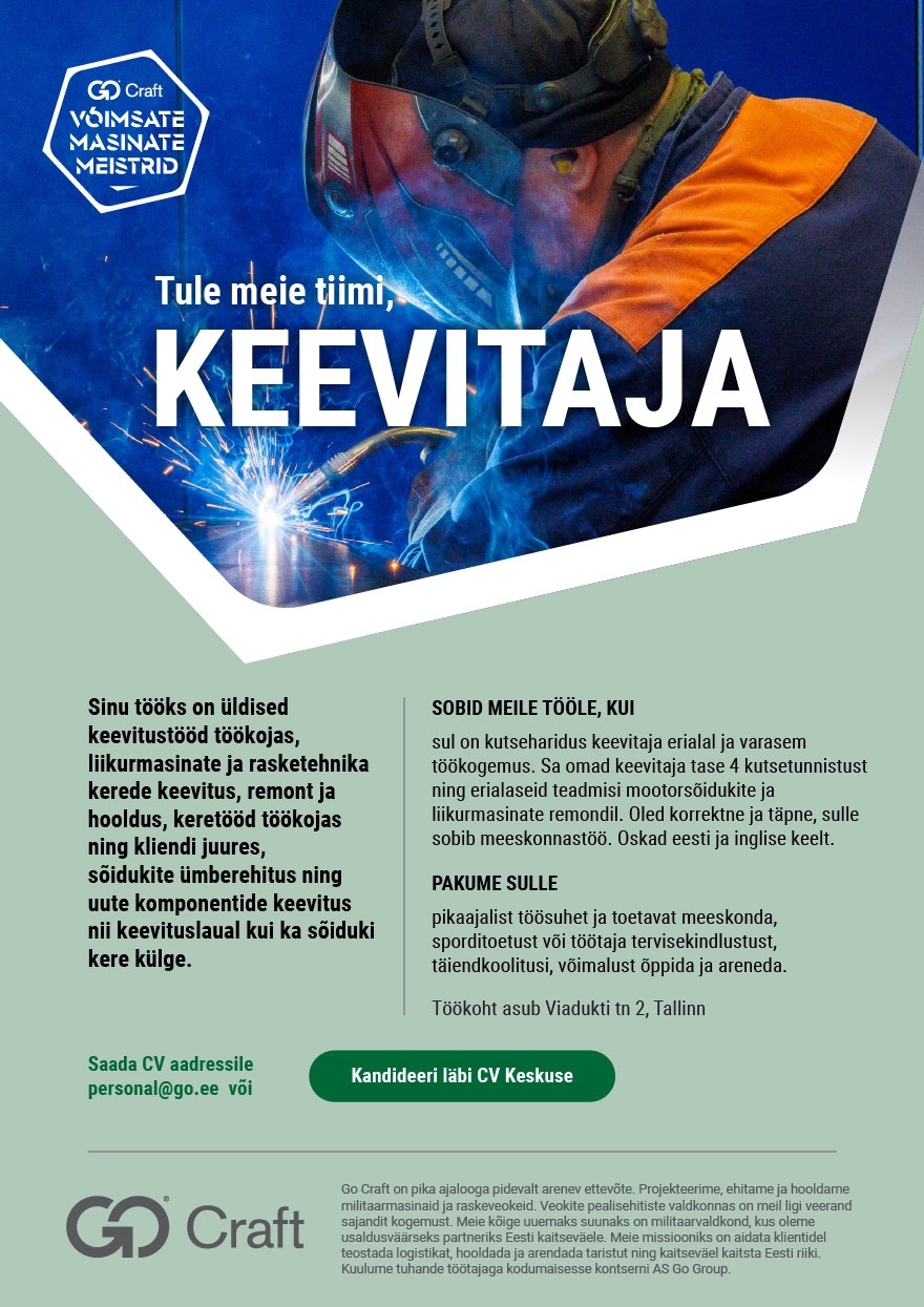 OÜ GoCraft Keevitaja