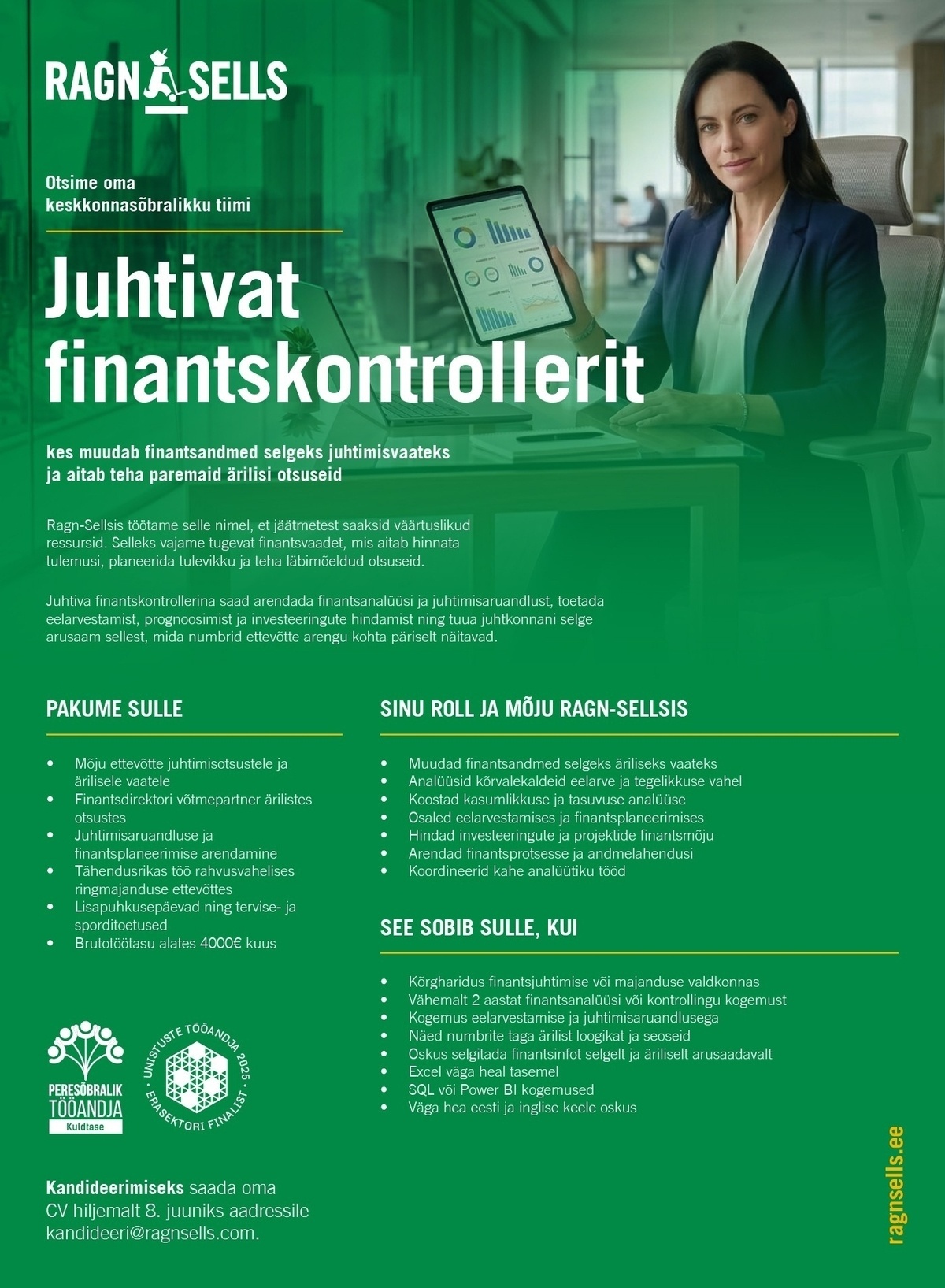 Ragn-Sells AS Juhtiv finantskontroller