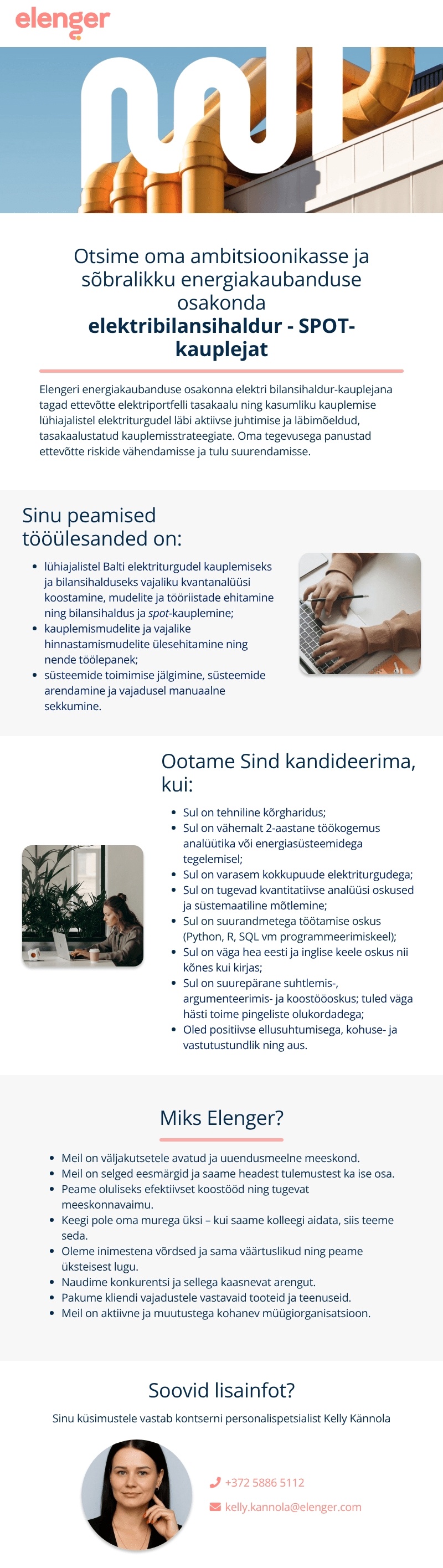 AS Elenger Grupp Elektribilansihaldur - SPOT-kaupleja