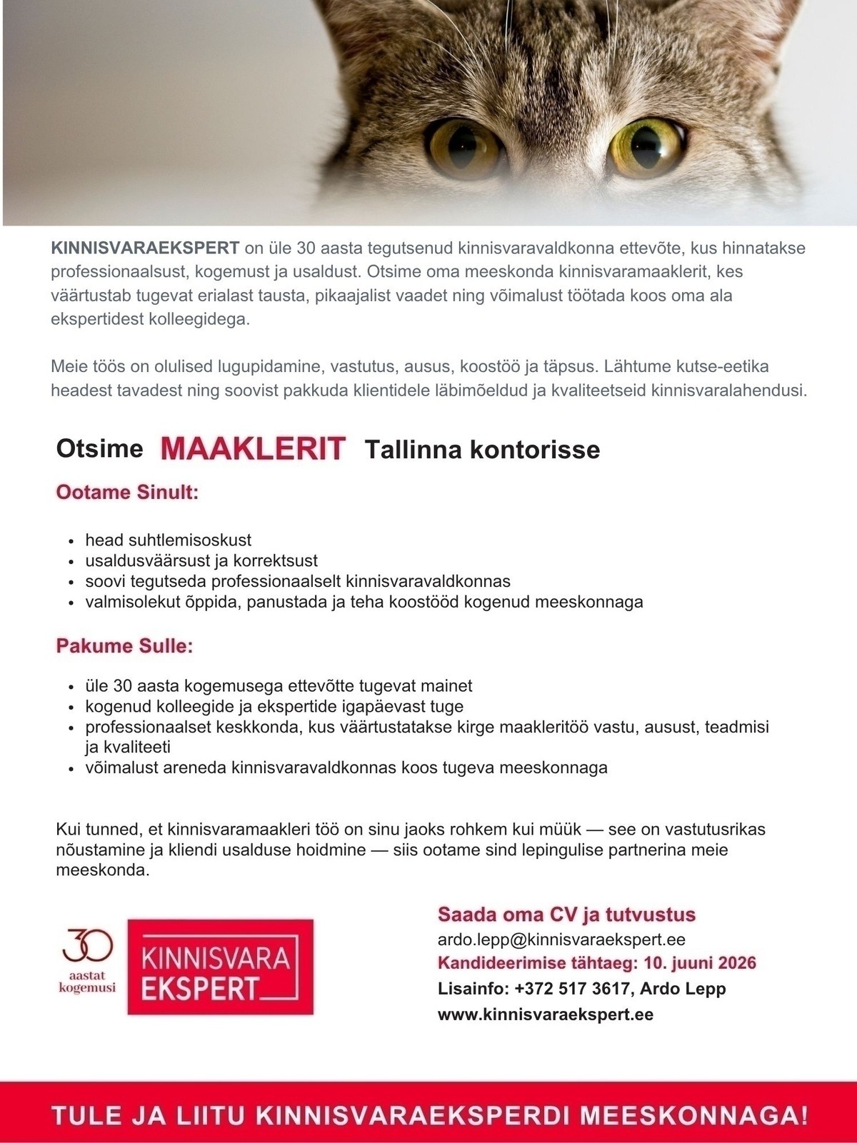 KINNISVARAEKSPERT OÜ Maakler