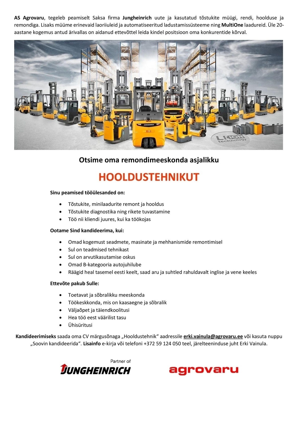 Agrovaru AS HOOLDUSTEHNIK
