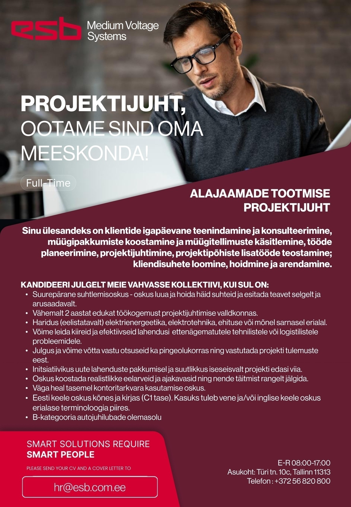 ESB-MVS OÜ PROJEKTIJUHT
