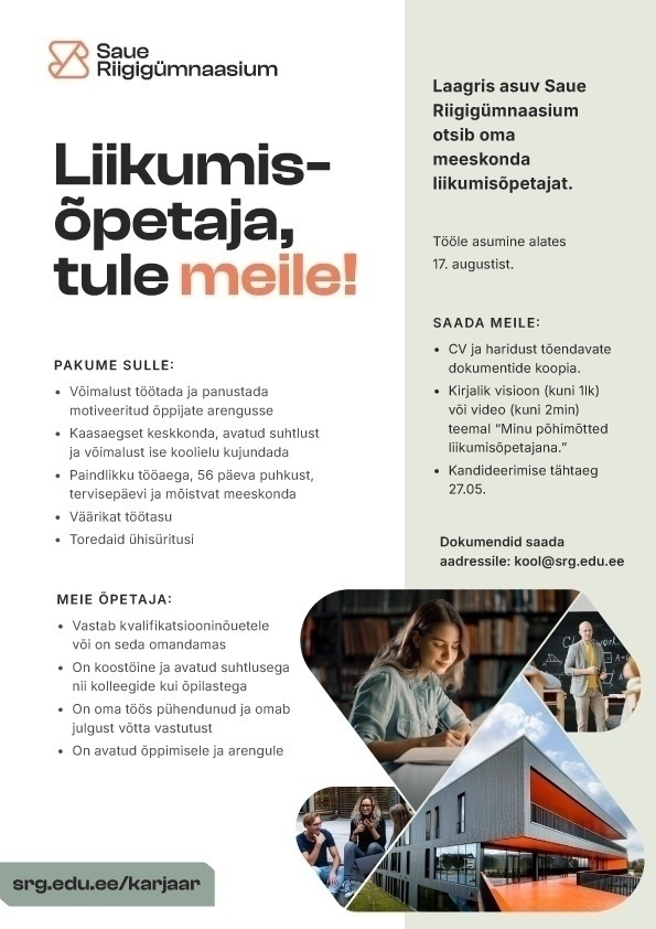 Saue Riigigümnaasium Õpetaja
