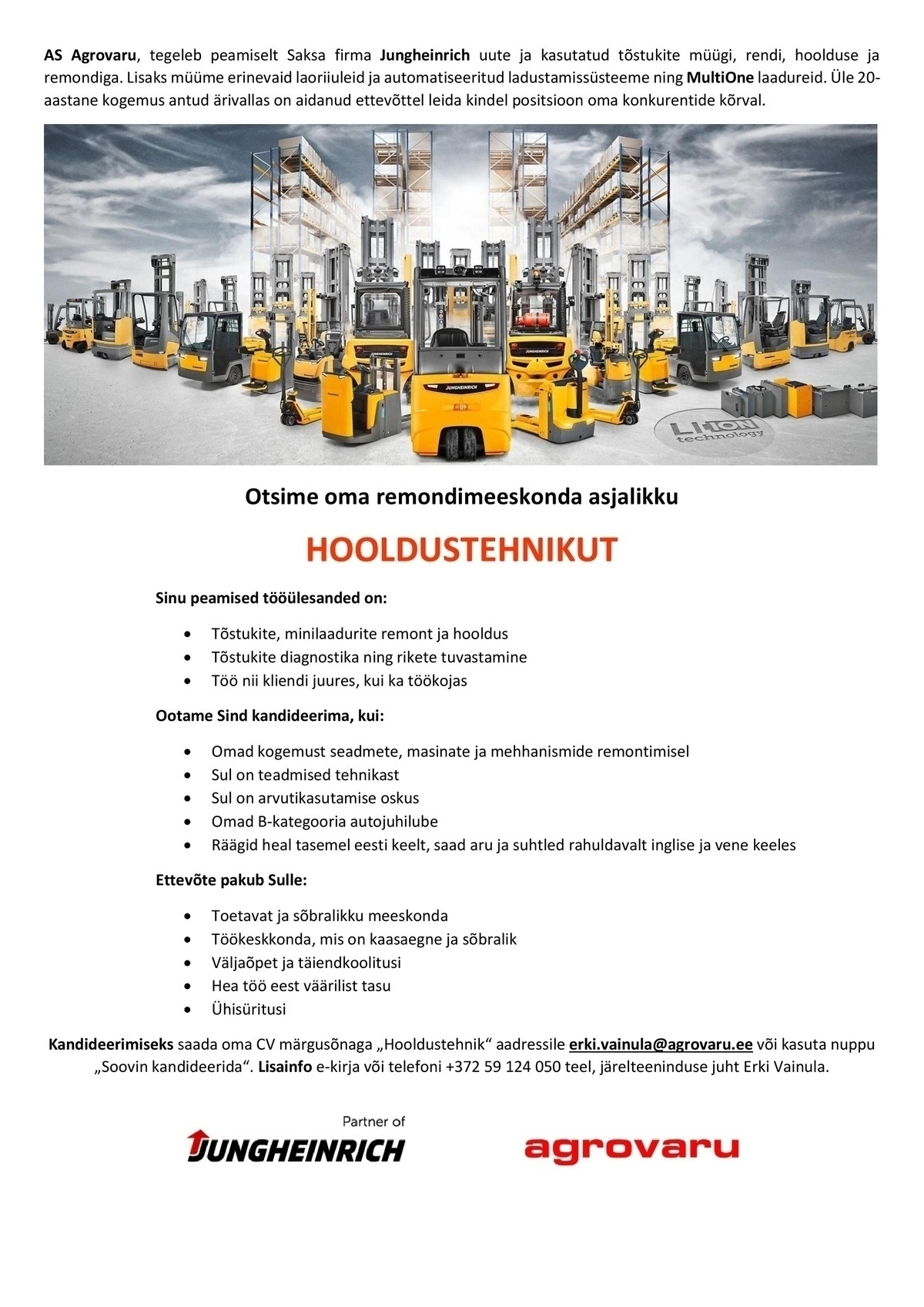 Agrovaru AS HOOLDUSTEHNIK
