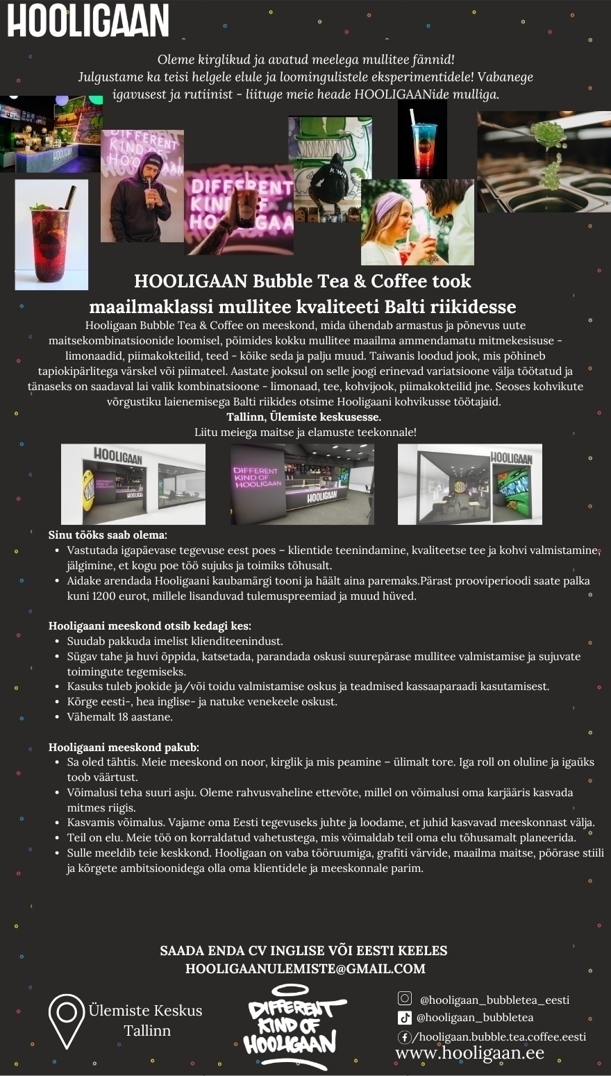 Hooligaan BT&C OÜ Barista