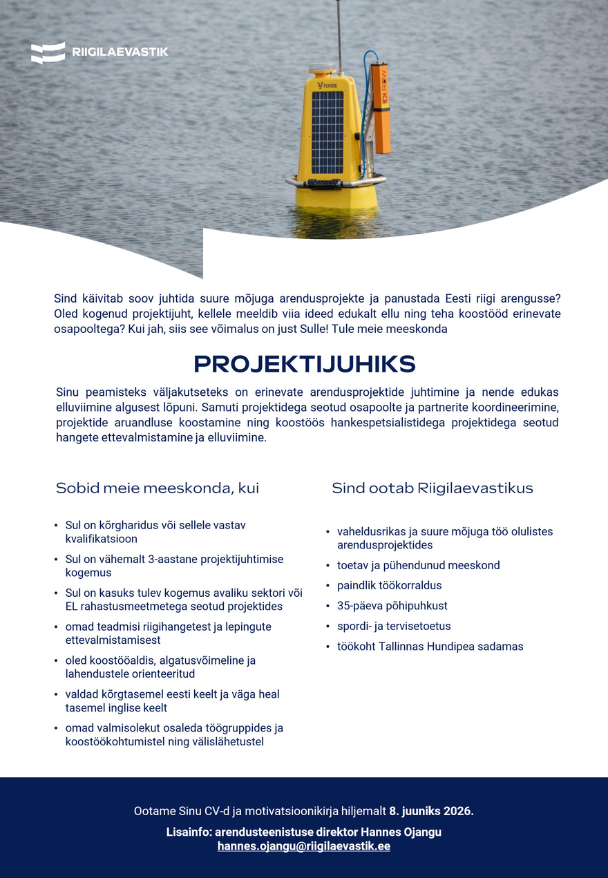 Riigilaevastik Projektijuht