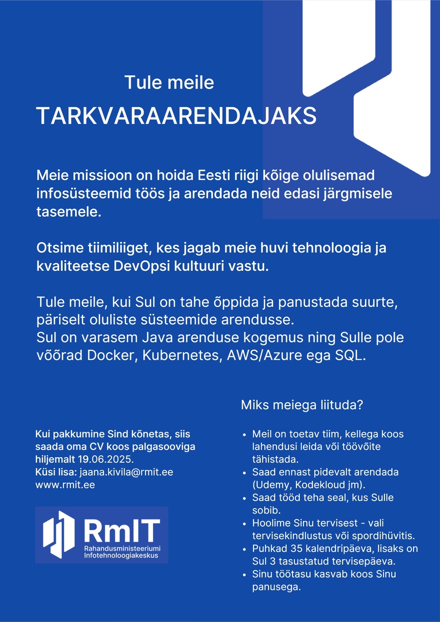 RmIT Tarkvaraarendaja