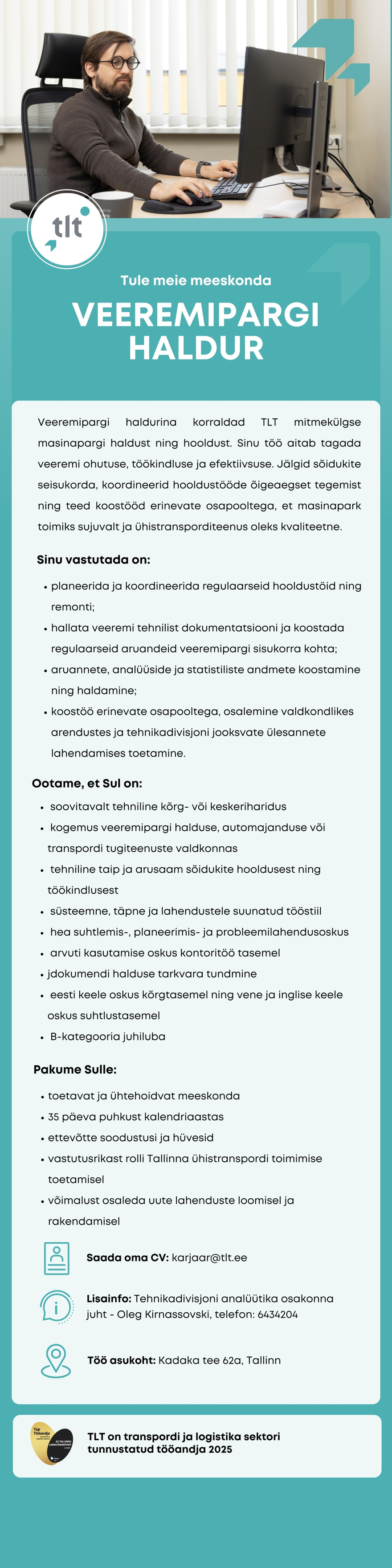 AS Tallinna Linnatransport Veeremipargi haldur