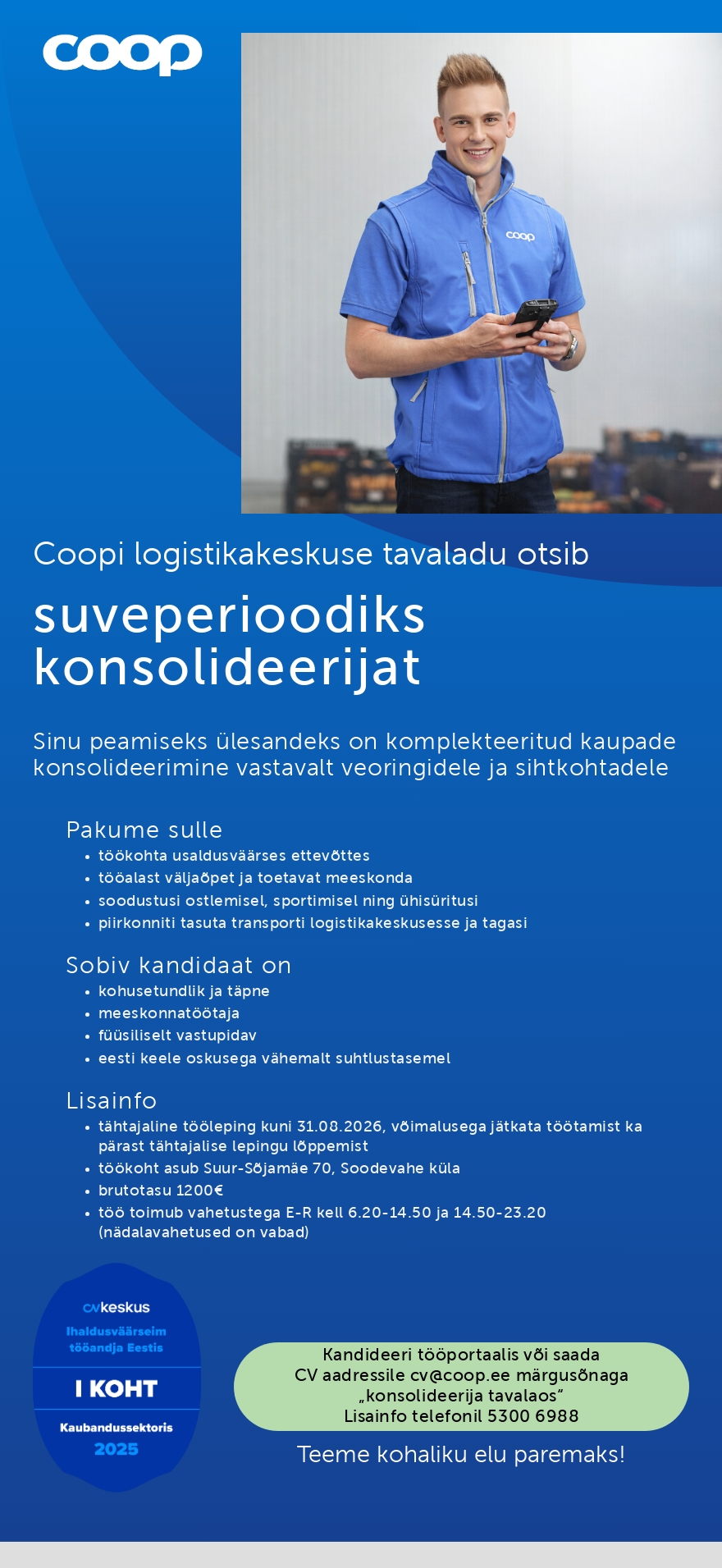 Coop Eesti Keskühistu Konsolideerija (suveperioodiks)