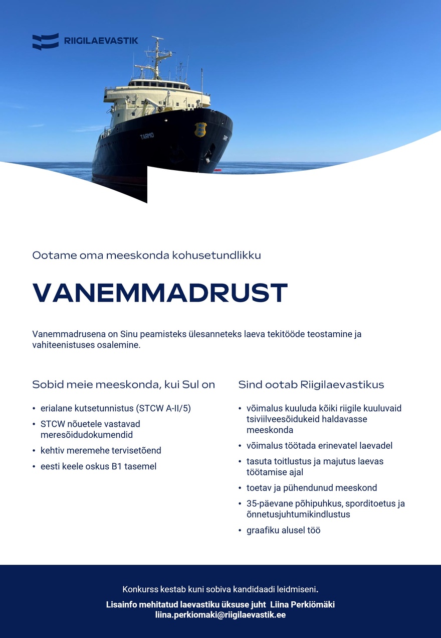 Riigilaevastik Vanemmadrus