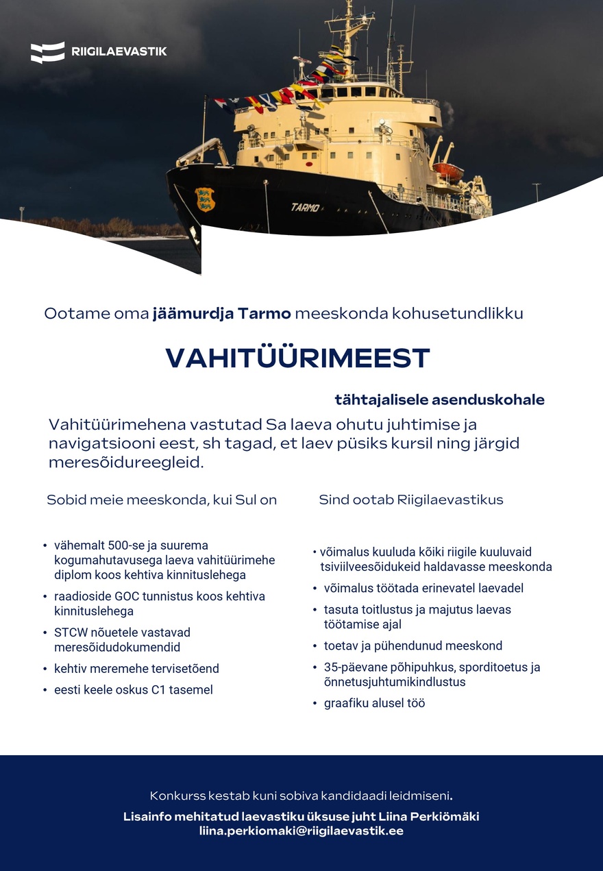 Riigilaevastik Vahitüürimees