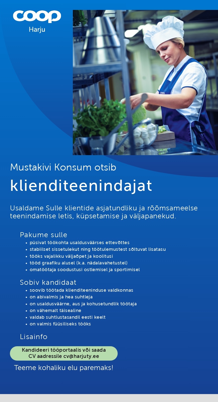 Harju Tarbijate Ühistu Klienditeenindaja Mustakivi Konsum (Coop Harju)