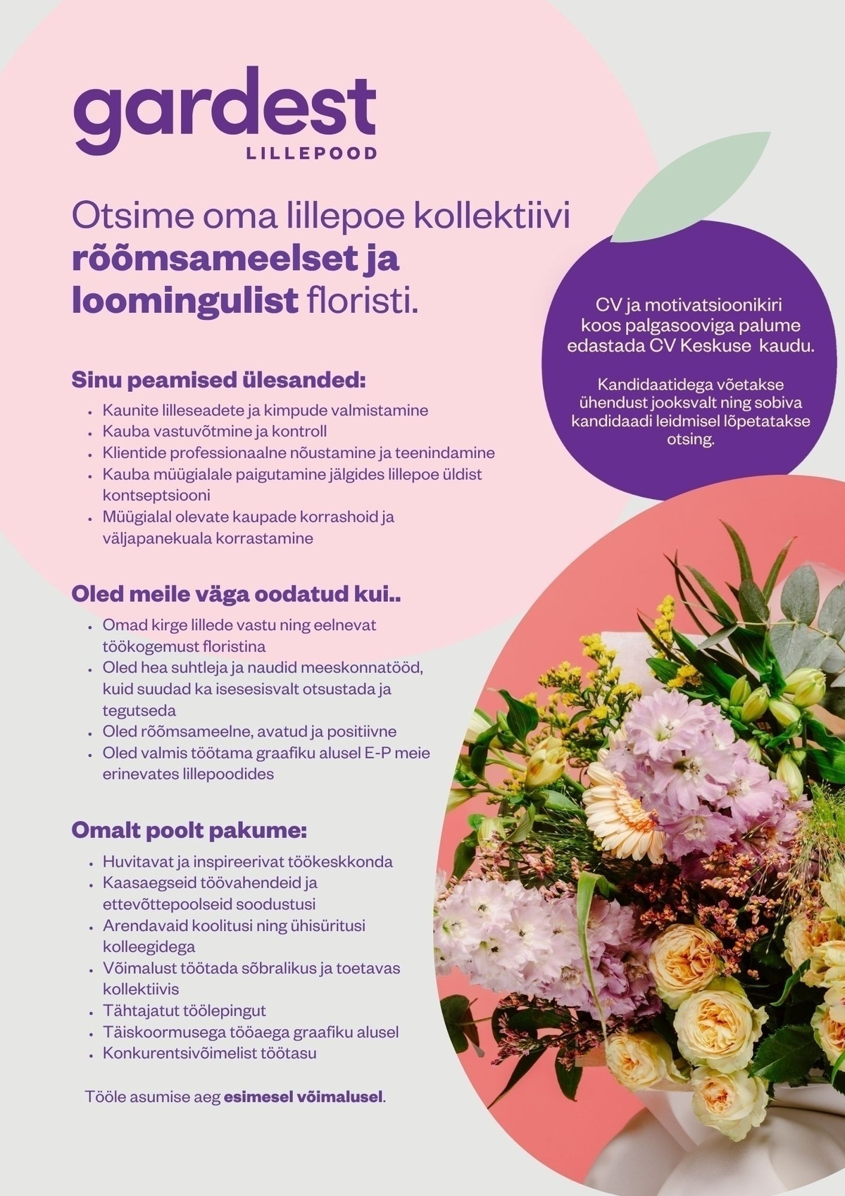Gardest OÜ Florist