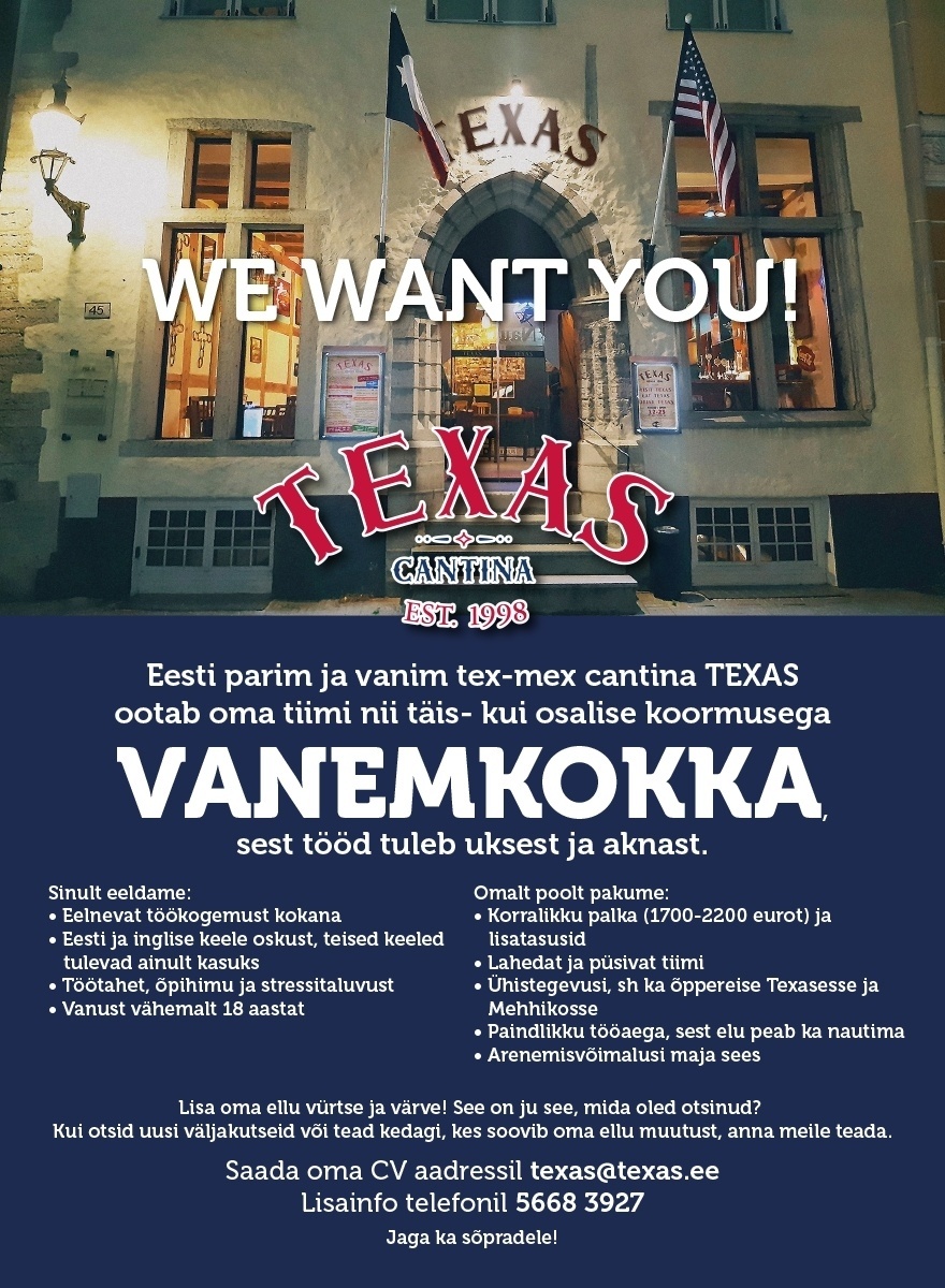 Tejas OÜ Vanemkokk