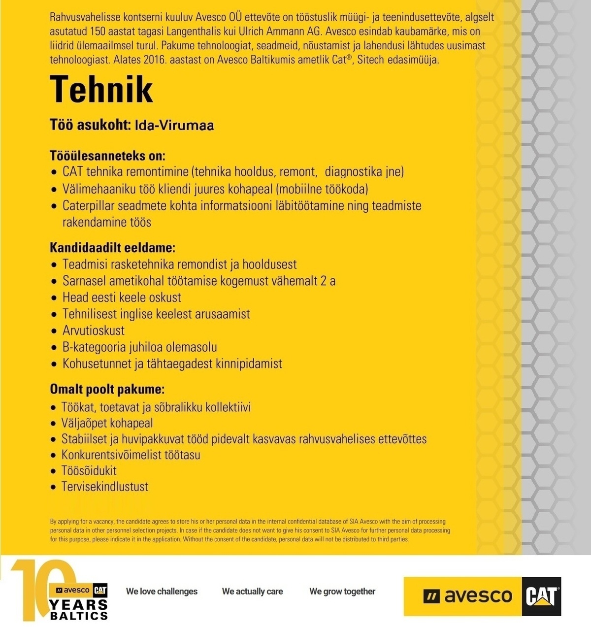 Avesco OÜ HOOLDUS- JA REMONDITEHNIK