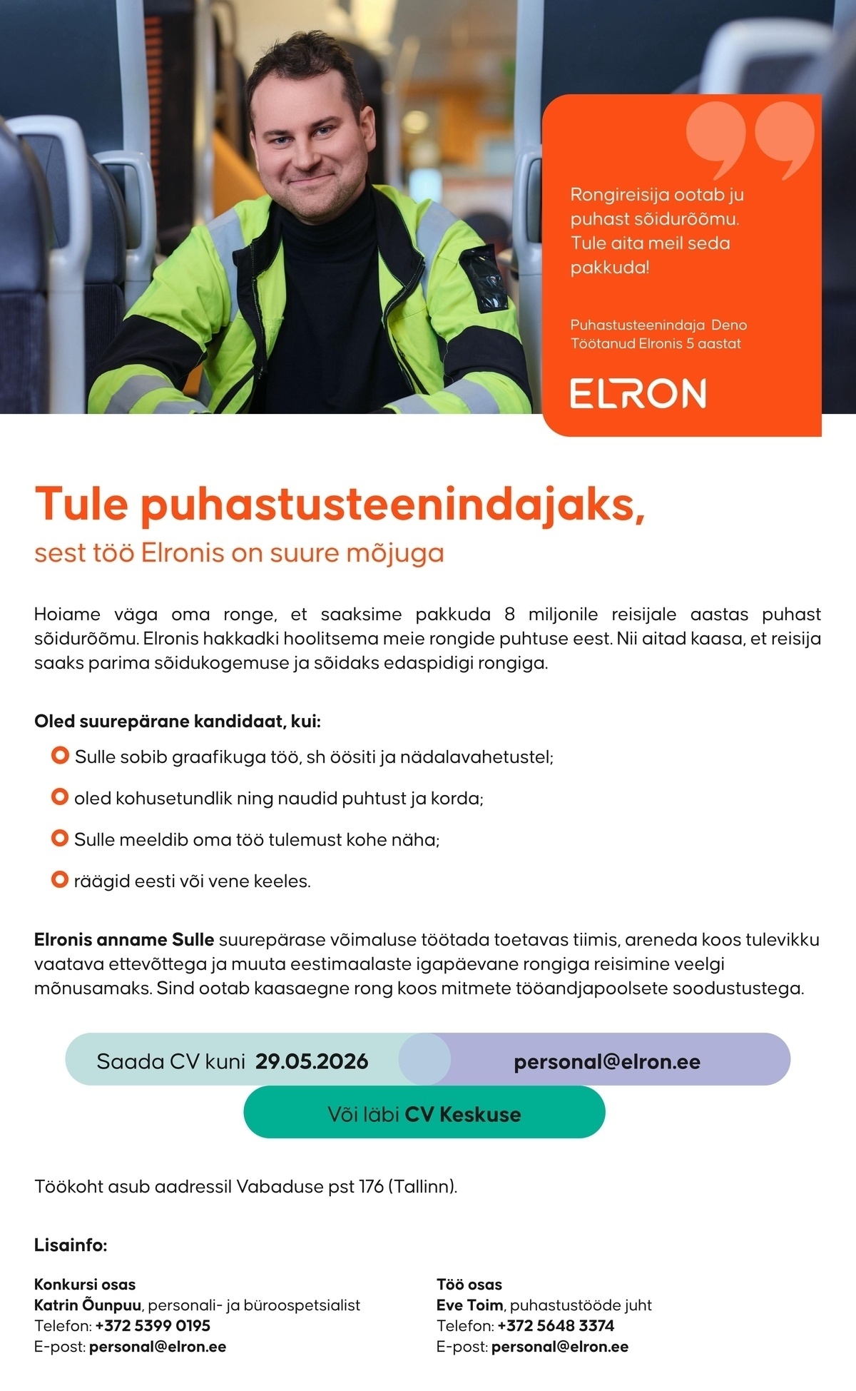 AS Eesti Liinirongid Puhastusteenindaja