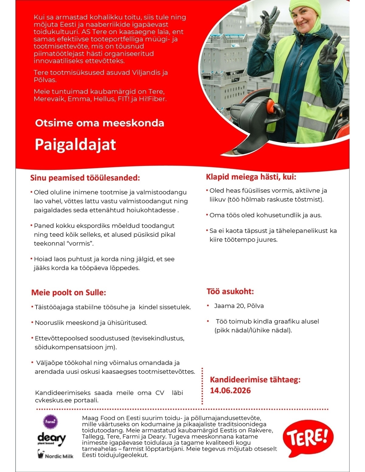 Tere AS Paigaldaja