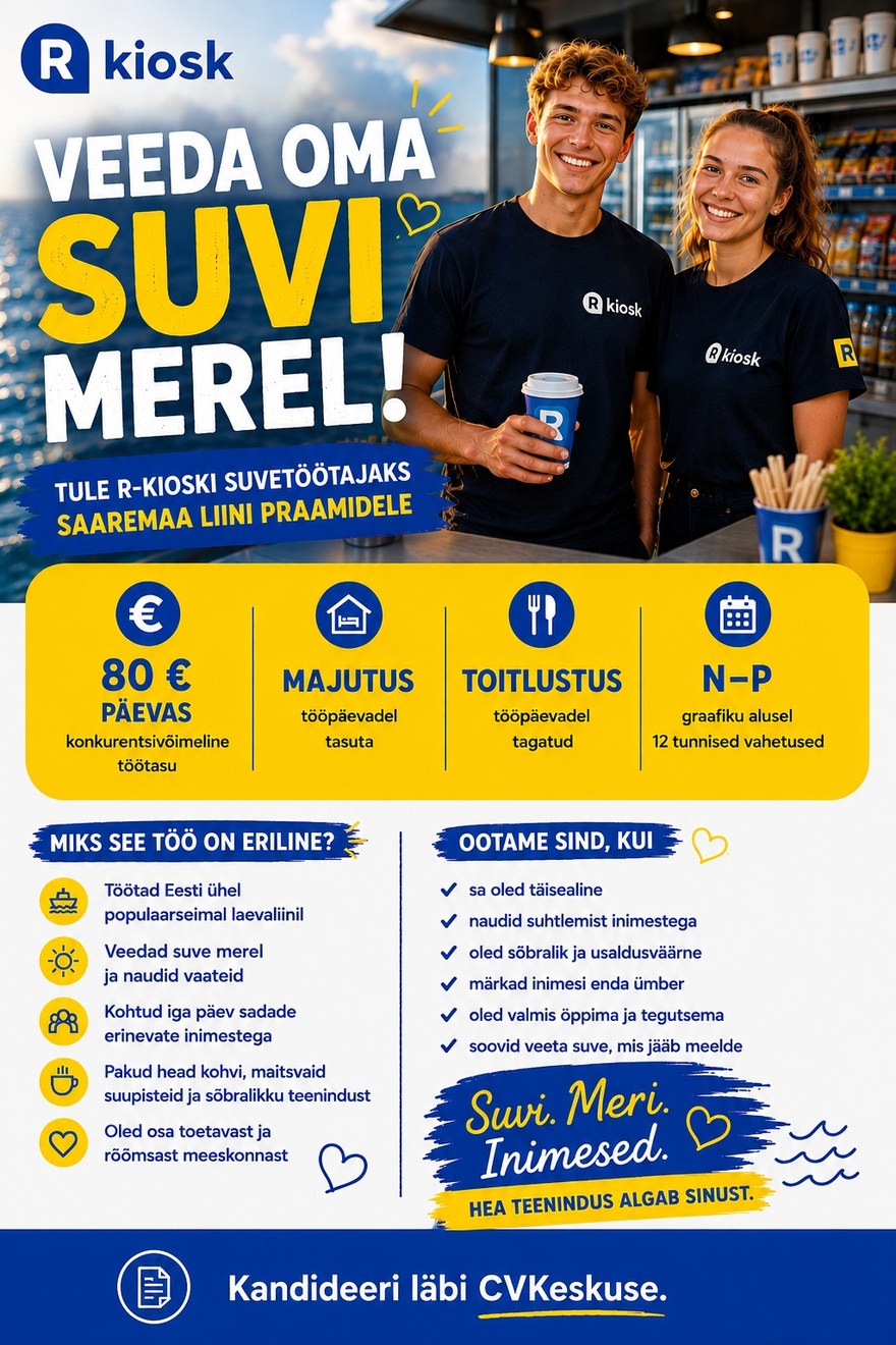 Reitan Convenience Estonia AS R-kioski Suveabiline praamidel