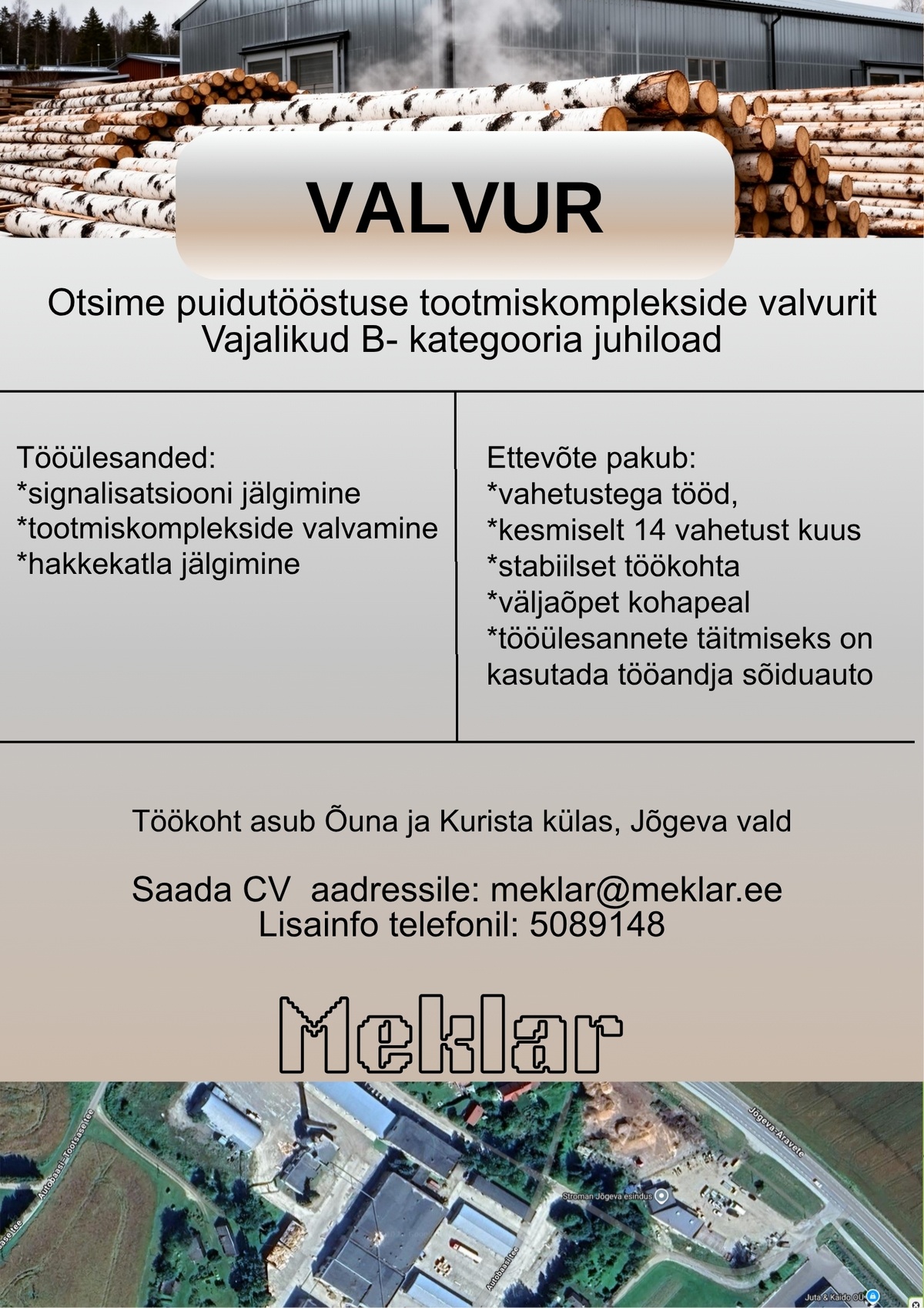 Meklar KE OÜ VALVUR