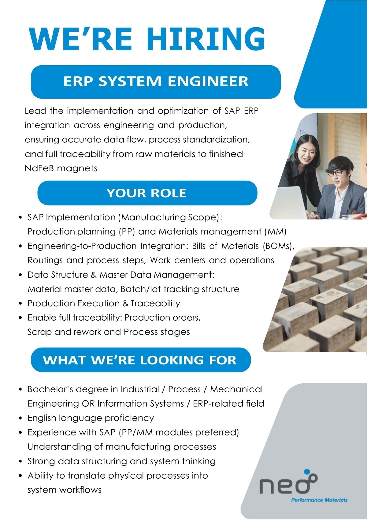 NPM Narva OÜ ERP Process Engineer