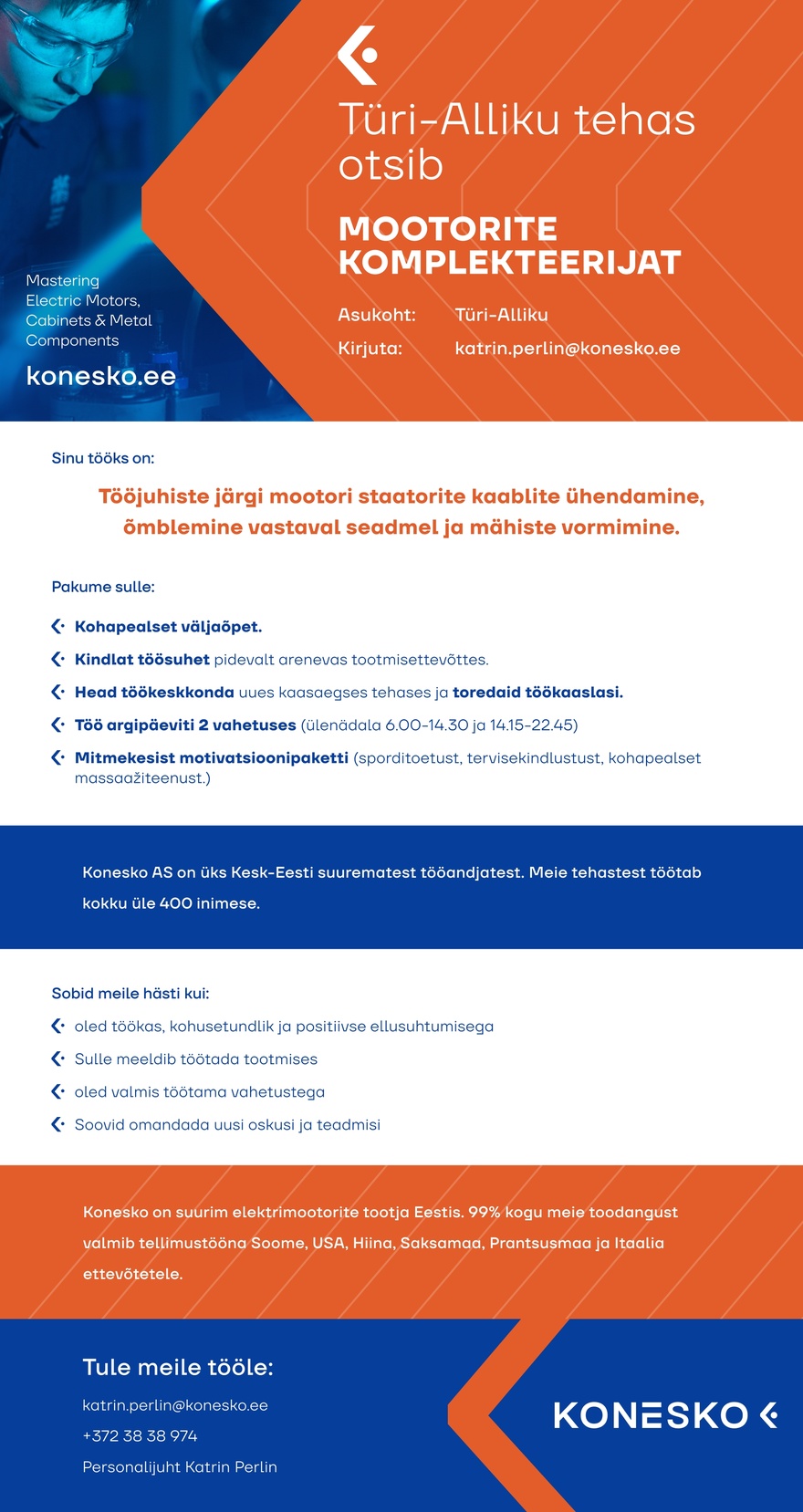 AS Konesko Komplekteerija Türi-Alliku mootoritehases