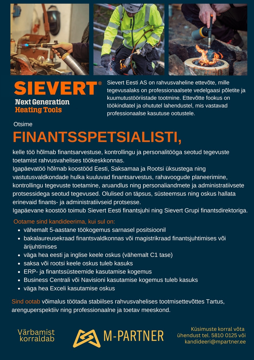 M-Partner HR Finantsspetsialist