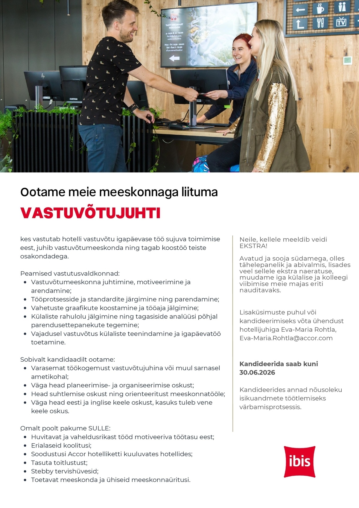 Juhkentali Hotel OÜ Vastuvõtujuht