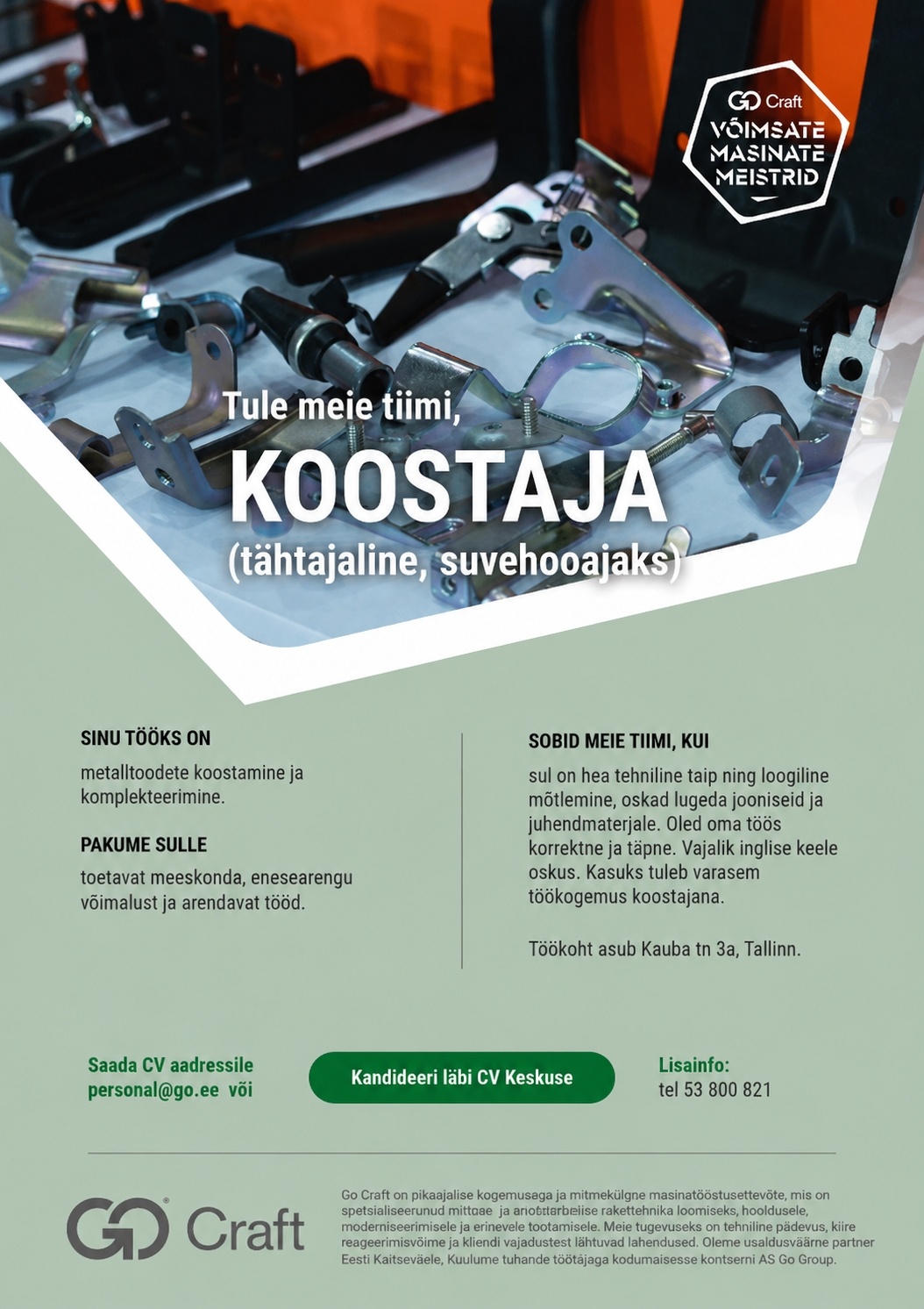 OÜ GoCraft Koostaja