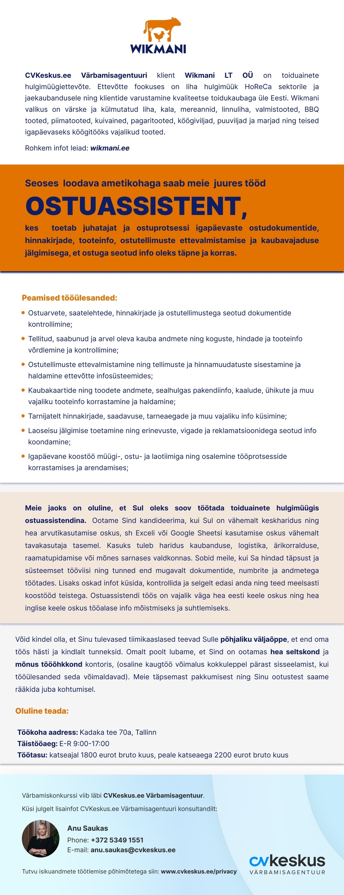 Wikmani LT OÜ OSTUASSISTENT