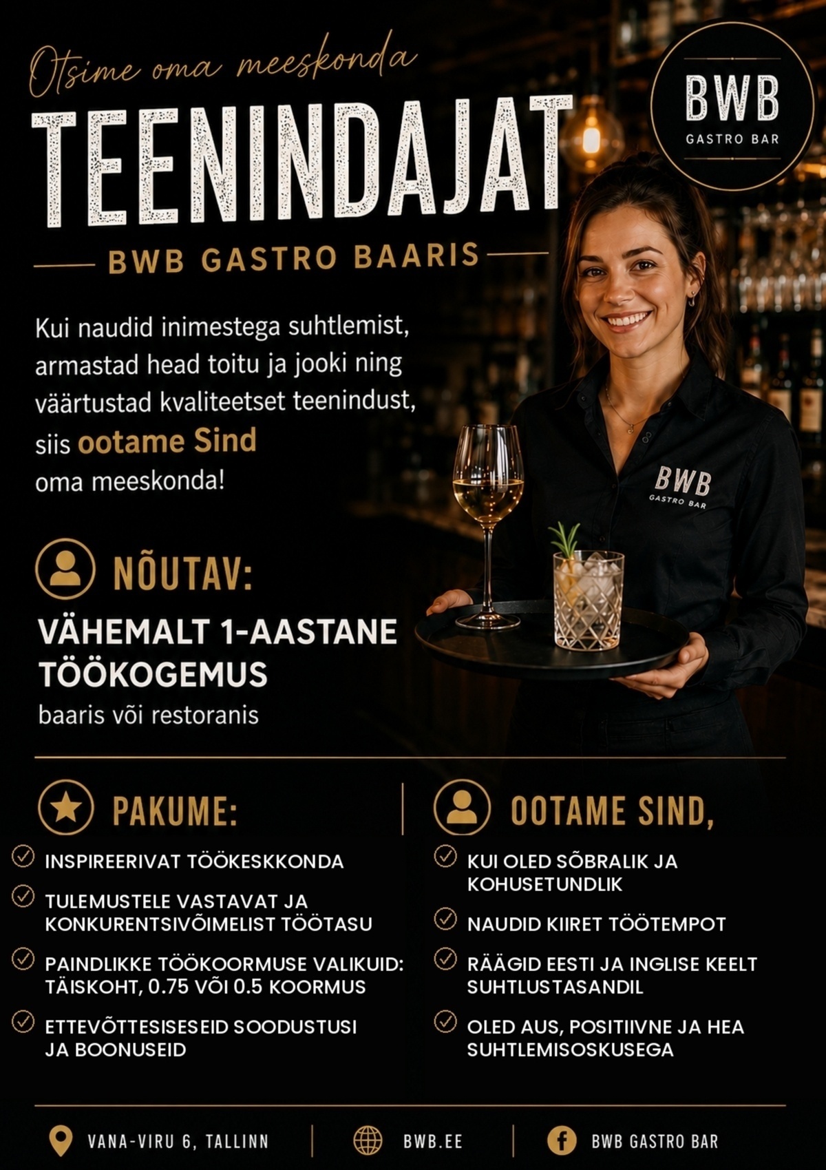 Gaufres belges OÜ Teenindaja